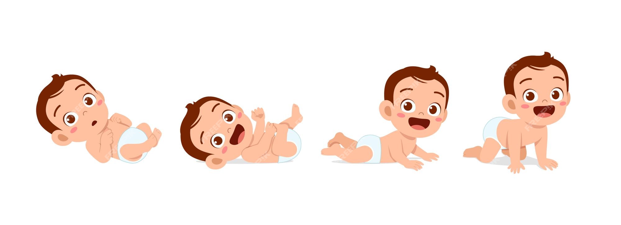 Cute Boy from Kid To Teenager. Stages of Growing Up Stock Vector -  Illustration of baby, cycle: 270221993