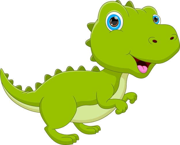 cute baby dinosaur cartoon