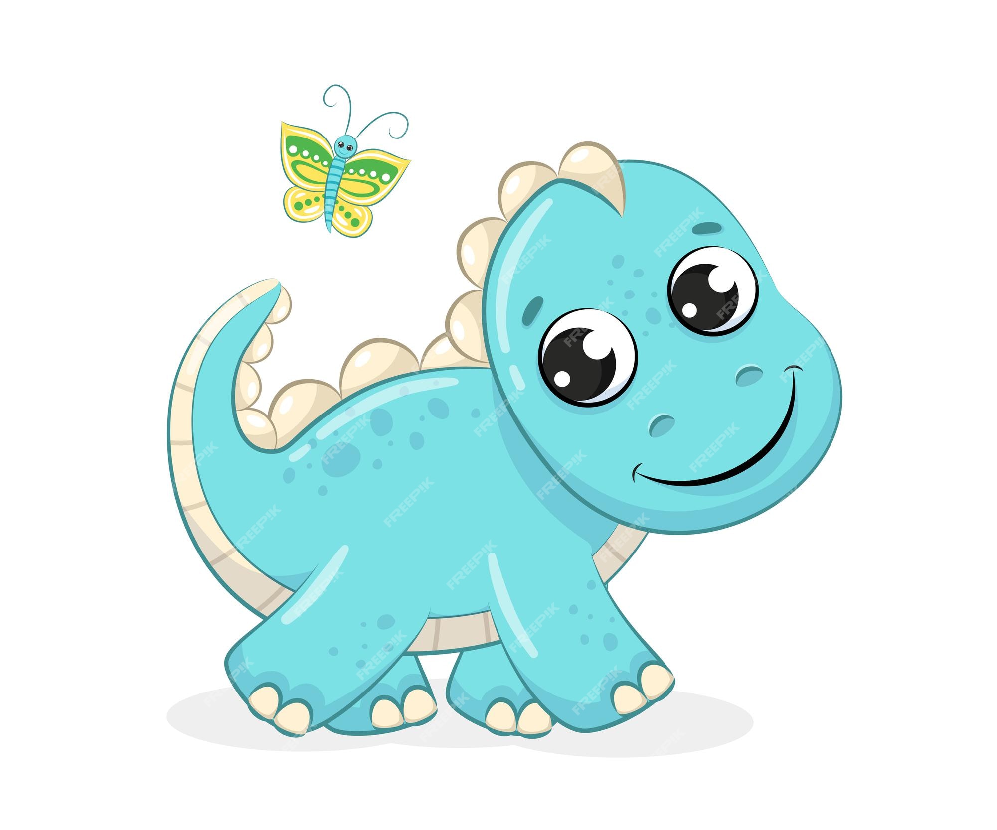 Cute baby dinosaur illustration. Vector cartoon illustration. 3242216  Vector Art at Vecteezy