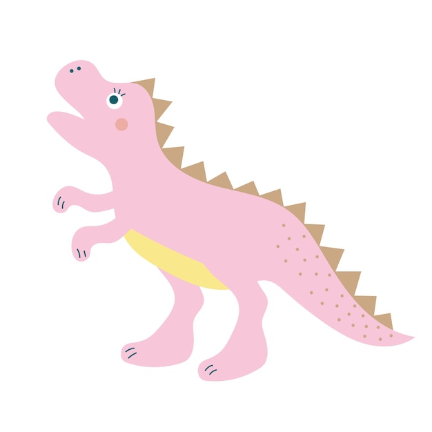 Cute baby dinosaur prehistoric cartoon character