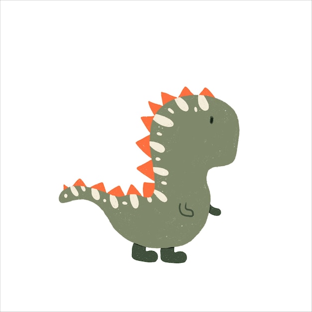 Carino bambino dinosauro trex giurassico