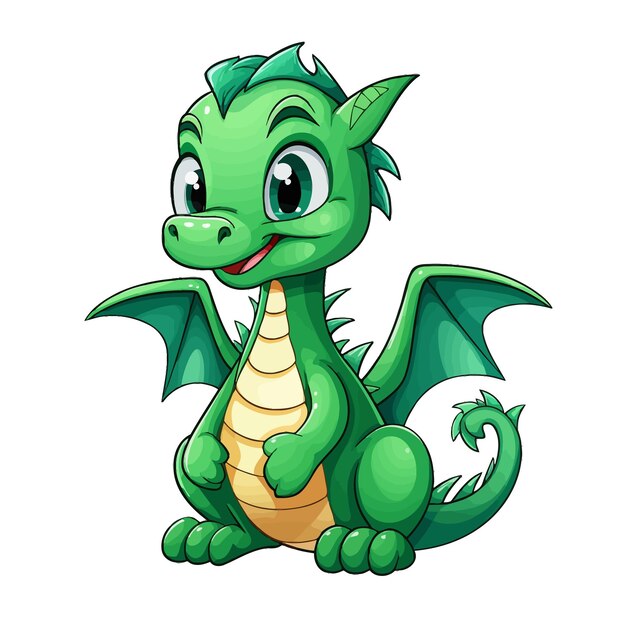 cute baby dragon cartoon