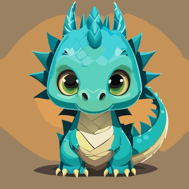 Cute baby dragon