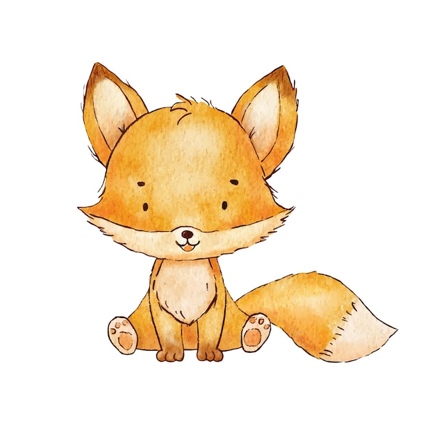 Furry Baby Fox Sketch by SymbianL on DeviantArt