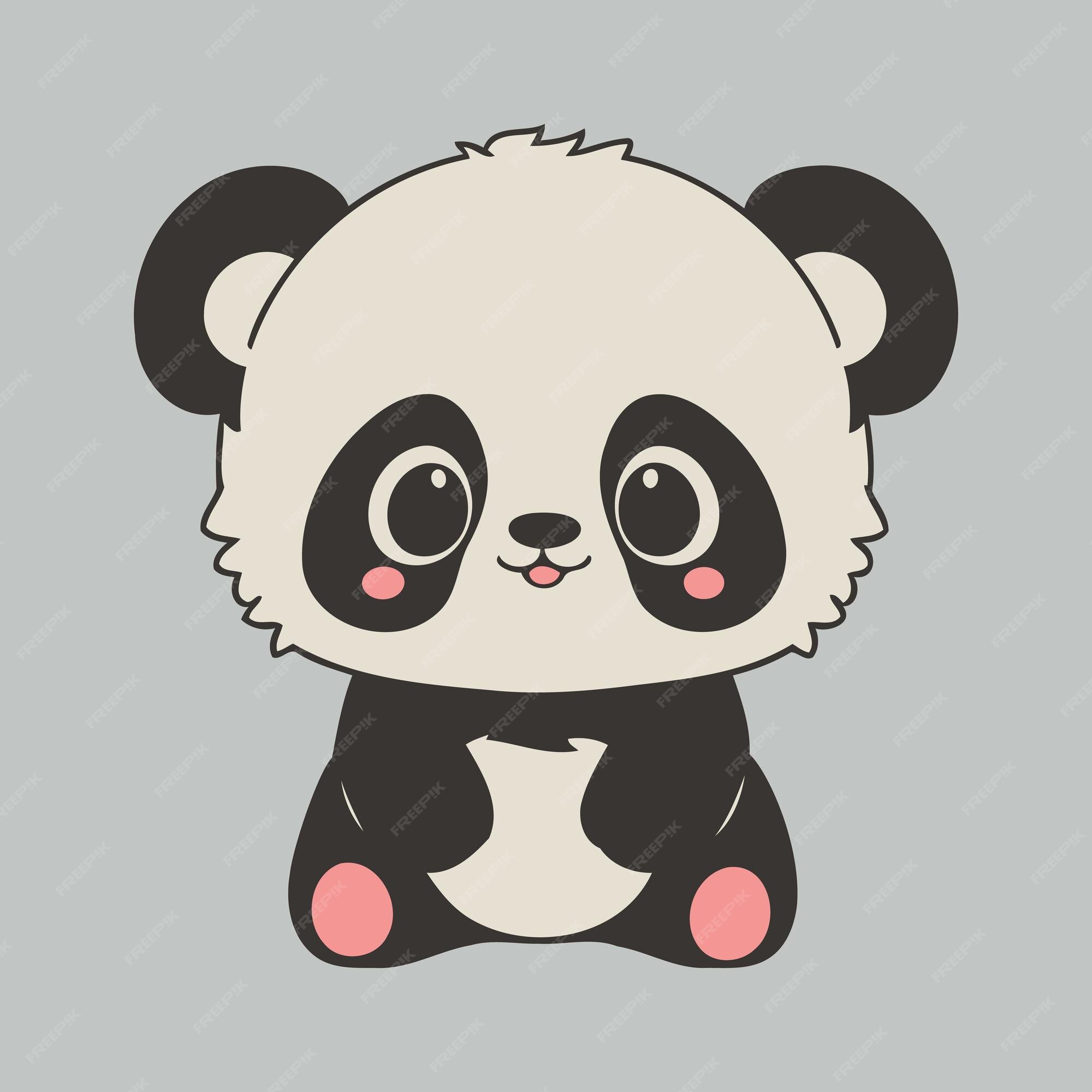 Sitting Panda Is Cute Kawaii And Adorable - NeatoShop