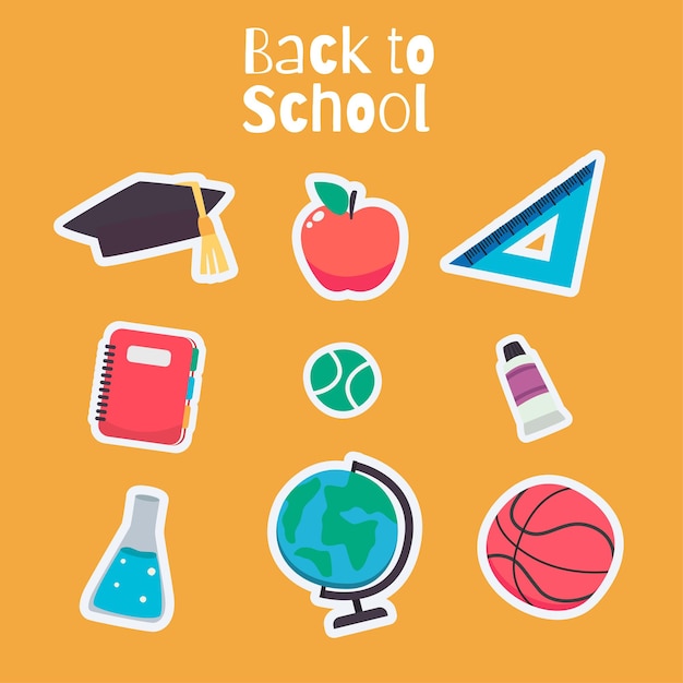 Cute Back to School illustration