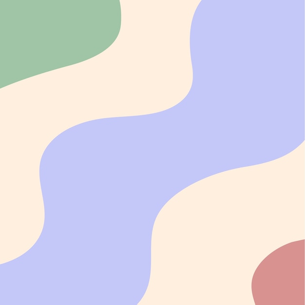 Cute background curves colorful Vector