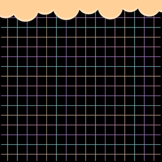 Cute background grid pattern Vector