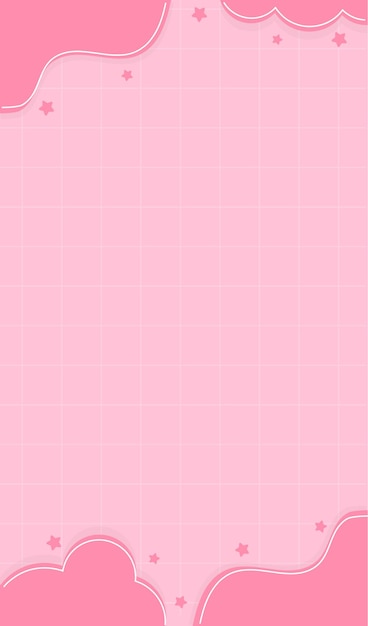 Vector cute background grid vector