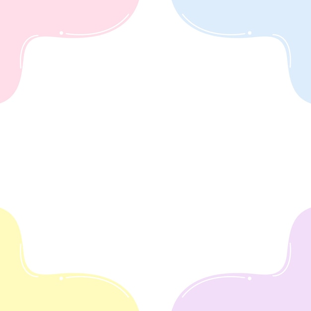 Cute Background pastel colors Vector