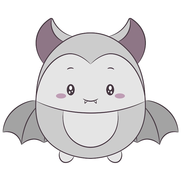 cute bat drawing for halloween