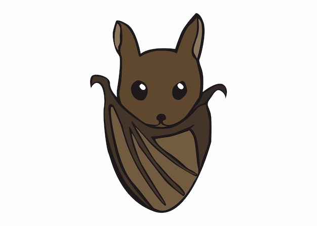 Cute Bat Vector