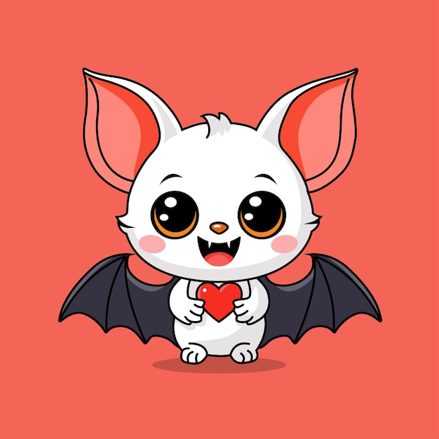 cute bats and love