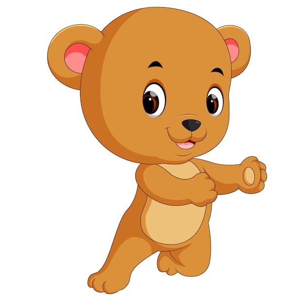 Cute bear cartoon