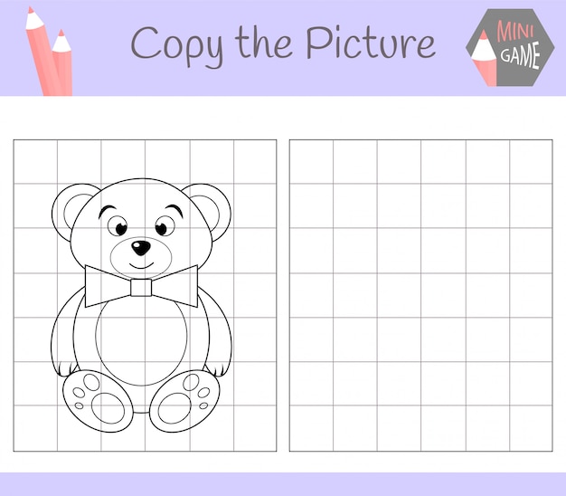 cute bear coloring Book