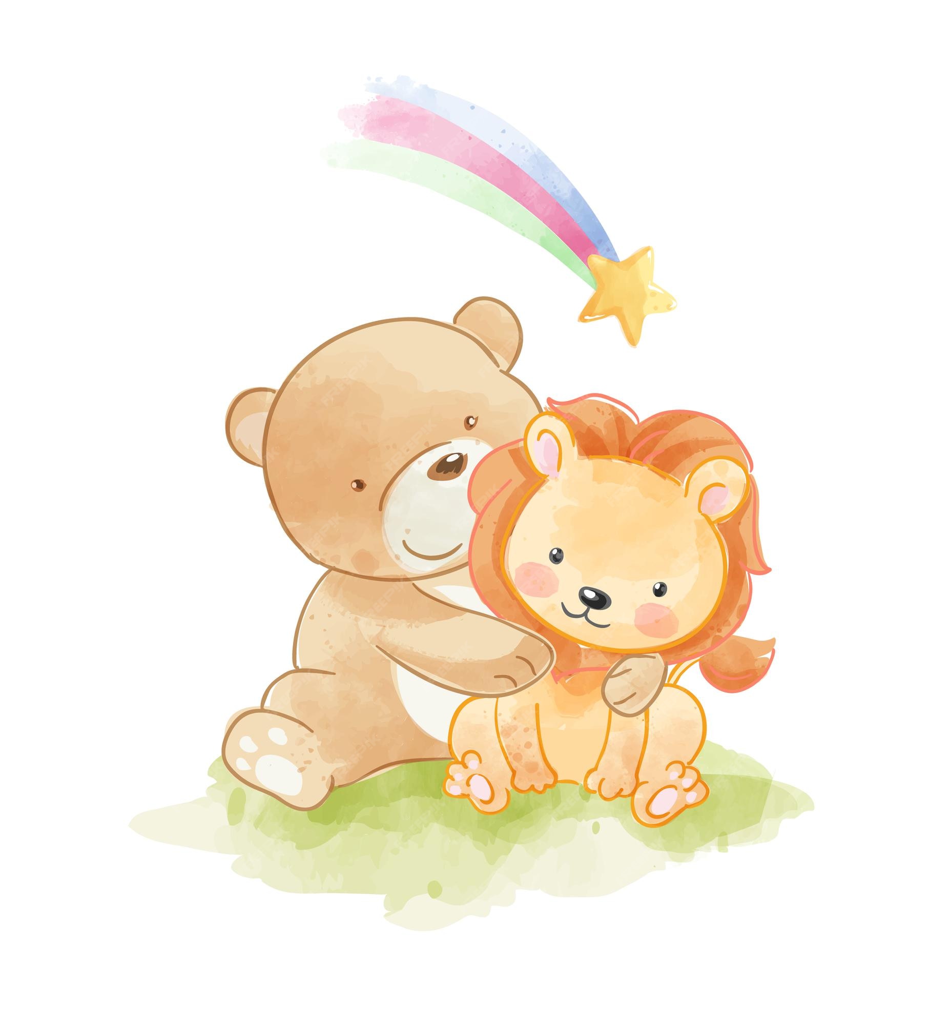 Rainbow Friends Hug it Out Photographic Print for Sale by