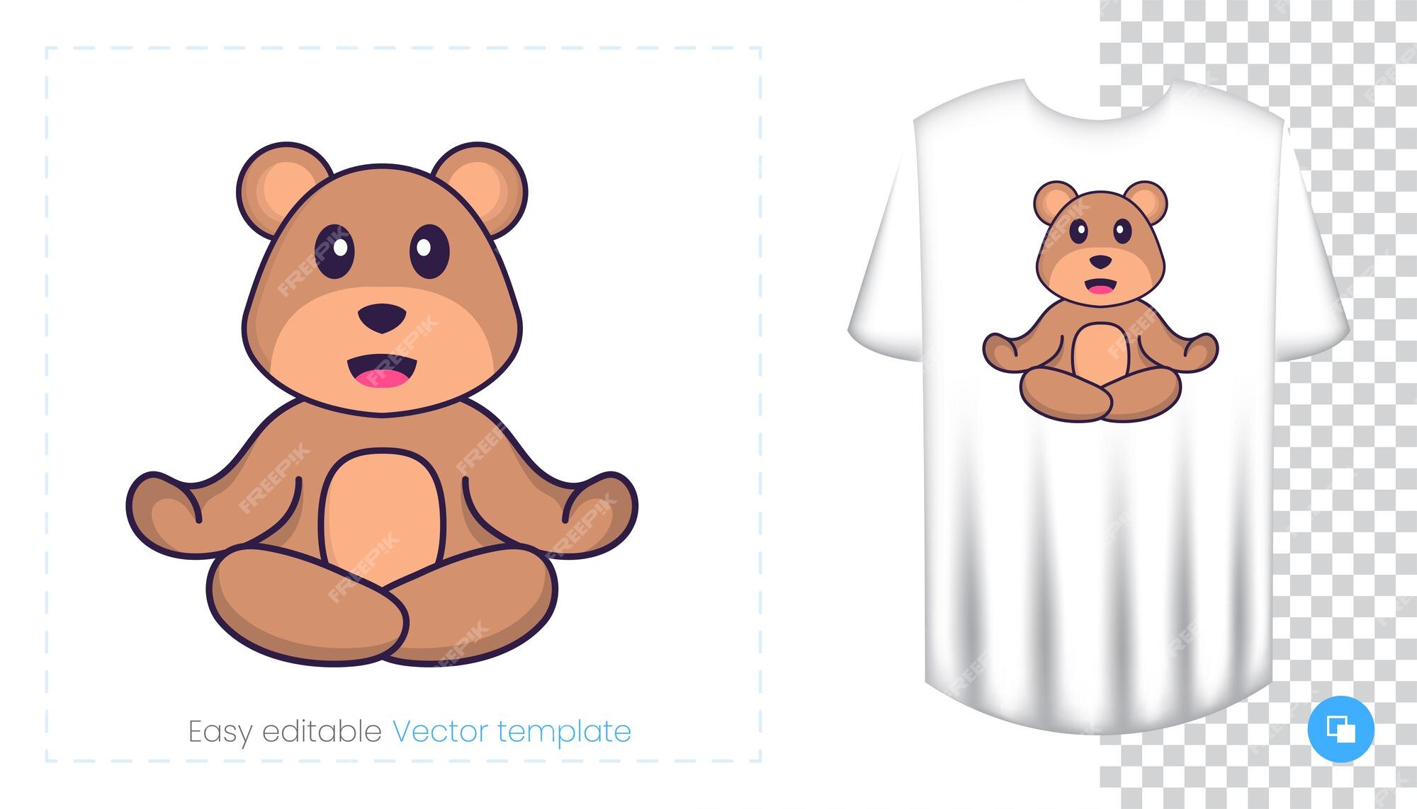 Premium Vector  Cute bear mascot character. can be used for