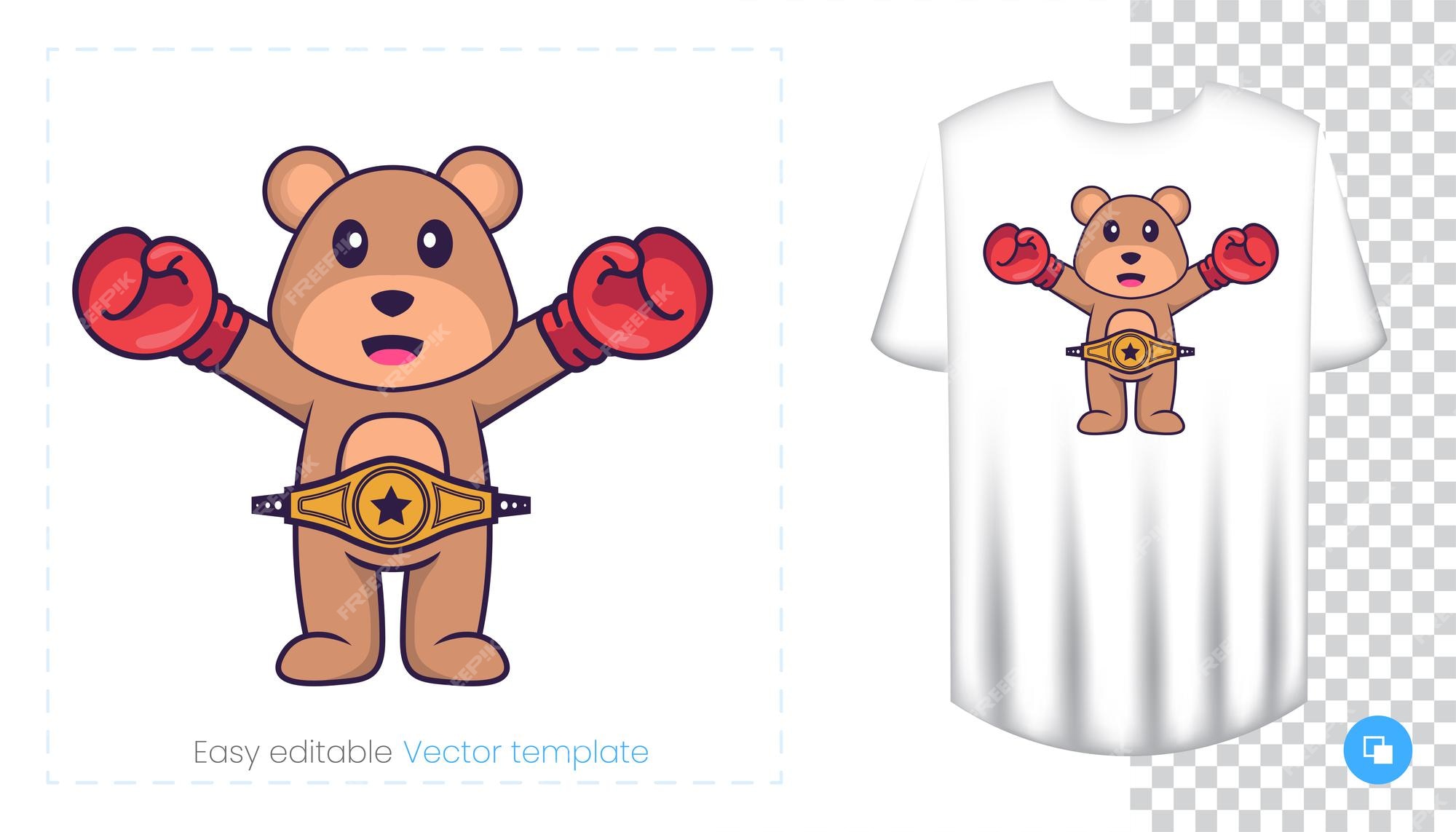 Premium Vector  Cute bear mascot character. can be used for