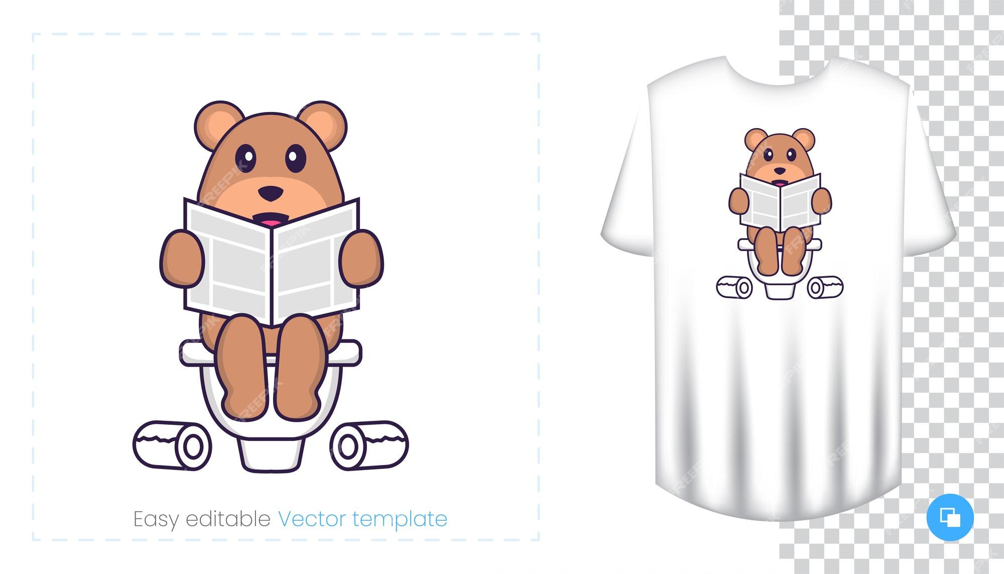 Premium Vector  Cute bear mascot character. can be used for