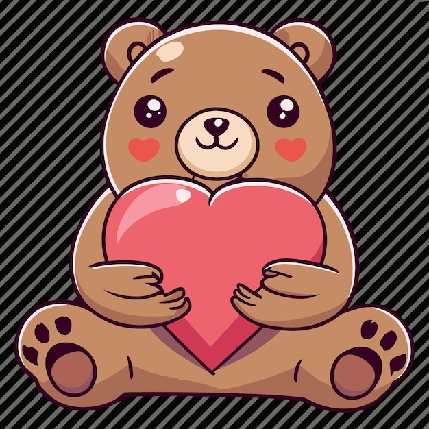 cute bear vector