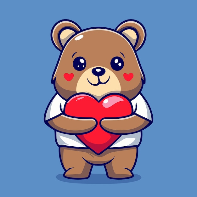 cute bear vector