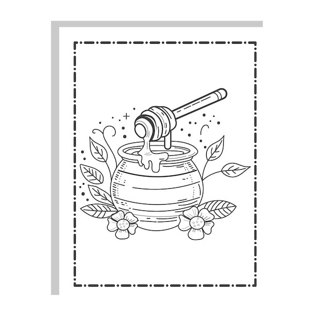 Cute Bee Coloring Pages