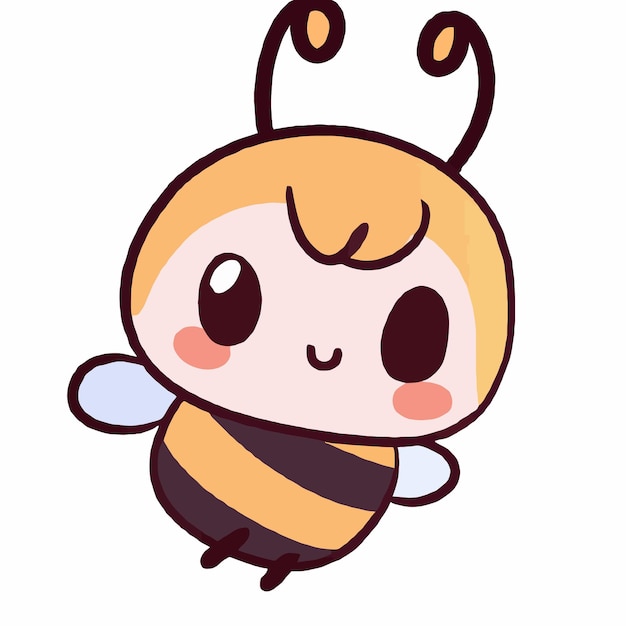 25 Cute Bee Drawing Ideas - How to Draw a Bee - Blitsy