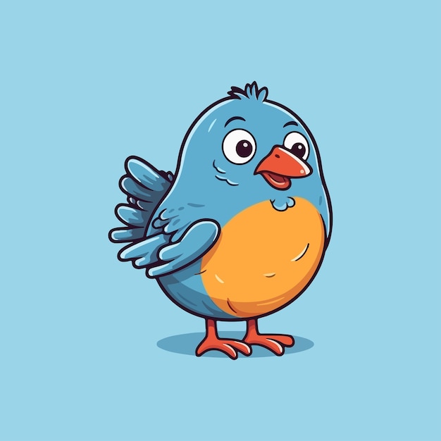 Premium Vector | Cute bird cartoon vector illustration