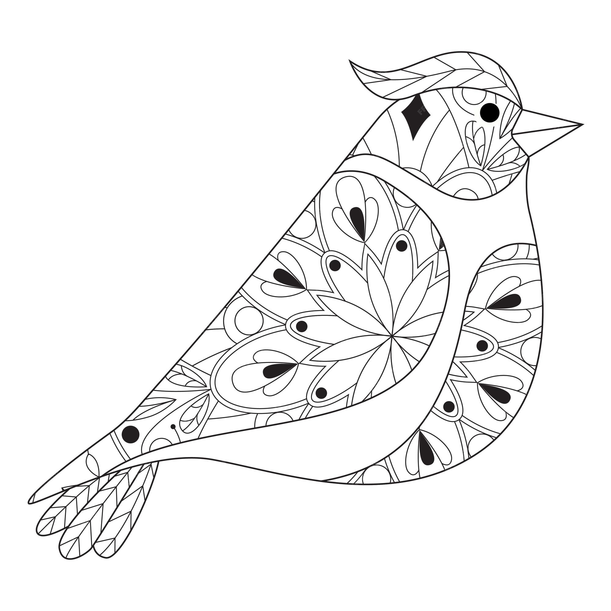 10 Cute Bird Coloring Pages for Animal Lovers