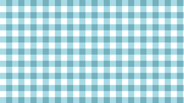 かわいい青いギンガムチェックの市松模様の格子縞のタータンパターンの背景の背景はがき