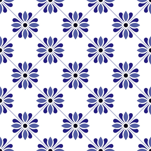 Cute blue pattern