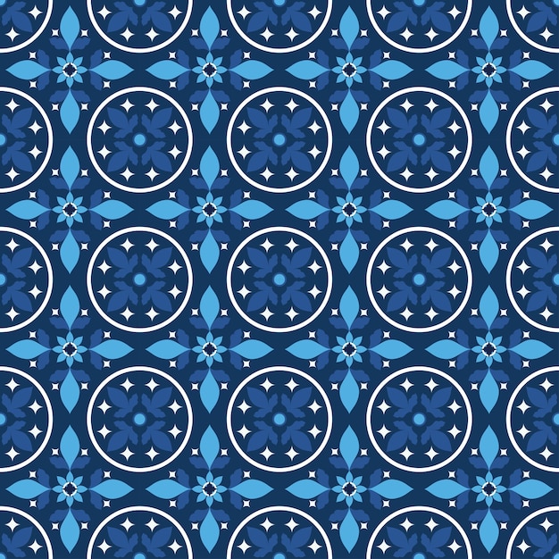 Cute blue tiles