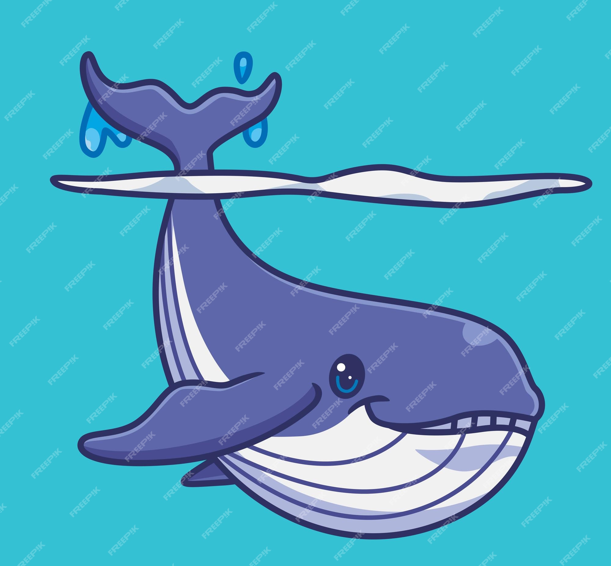 Premium Vector | Cute blue whale under water smile isolated cartoon animal illustration flat style sticker icon Premium Vector | Cute blue whale under water smile isolated cartoon animal illustration flat style sticker icon