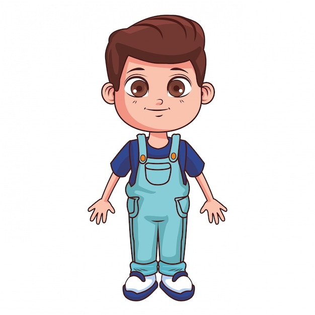 Cute boy cartoon