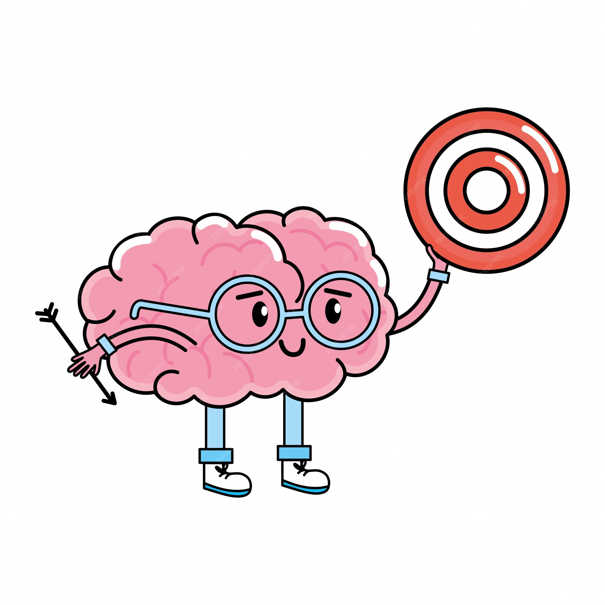 Premium Vector | Cute brain cartoon Premium Vector | Cute brain cartoon