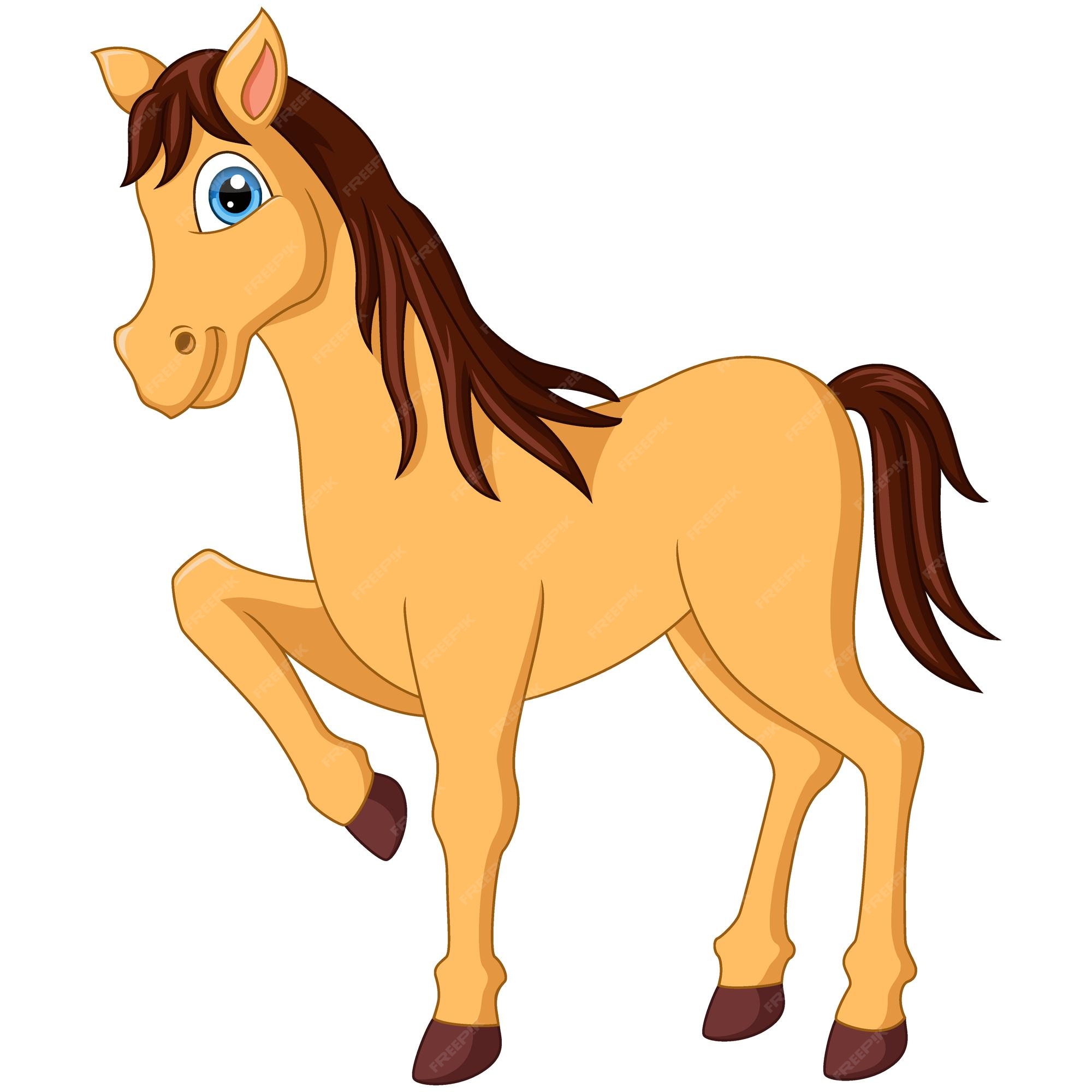 cartoon horse clipart