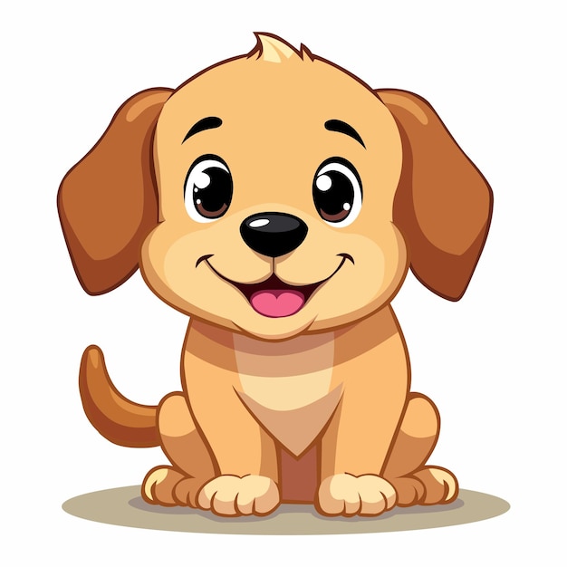 A cute brown puppy