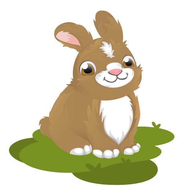 Cute brown rabbit