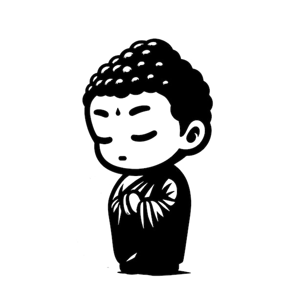 Cute Buddha Svg