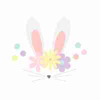 Vector cute bunny