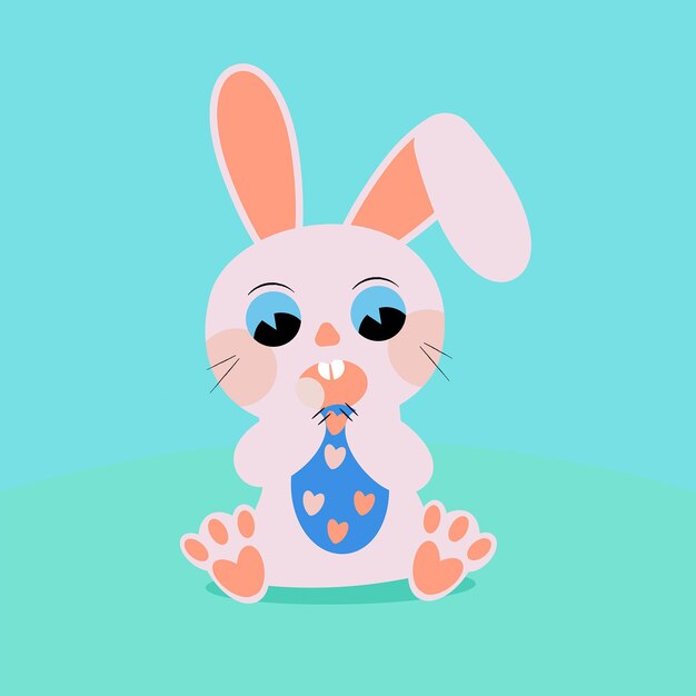 A cute bunny