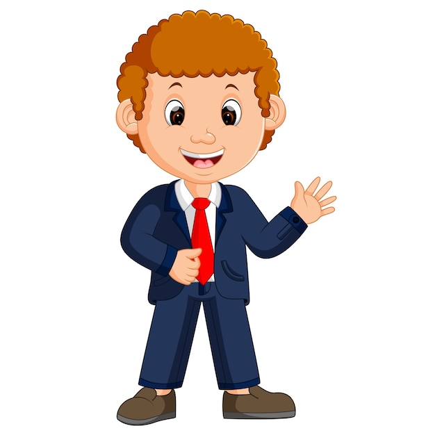 Cute businessman cartoon