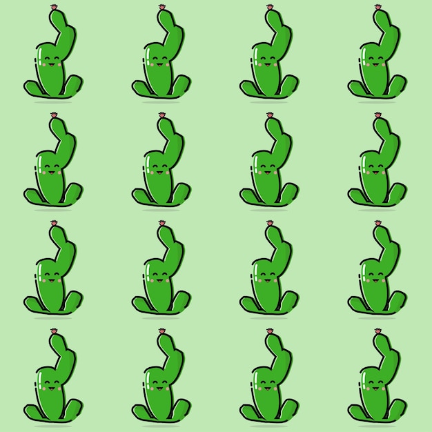 Cute cactus pattern 6