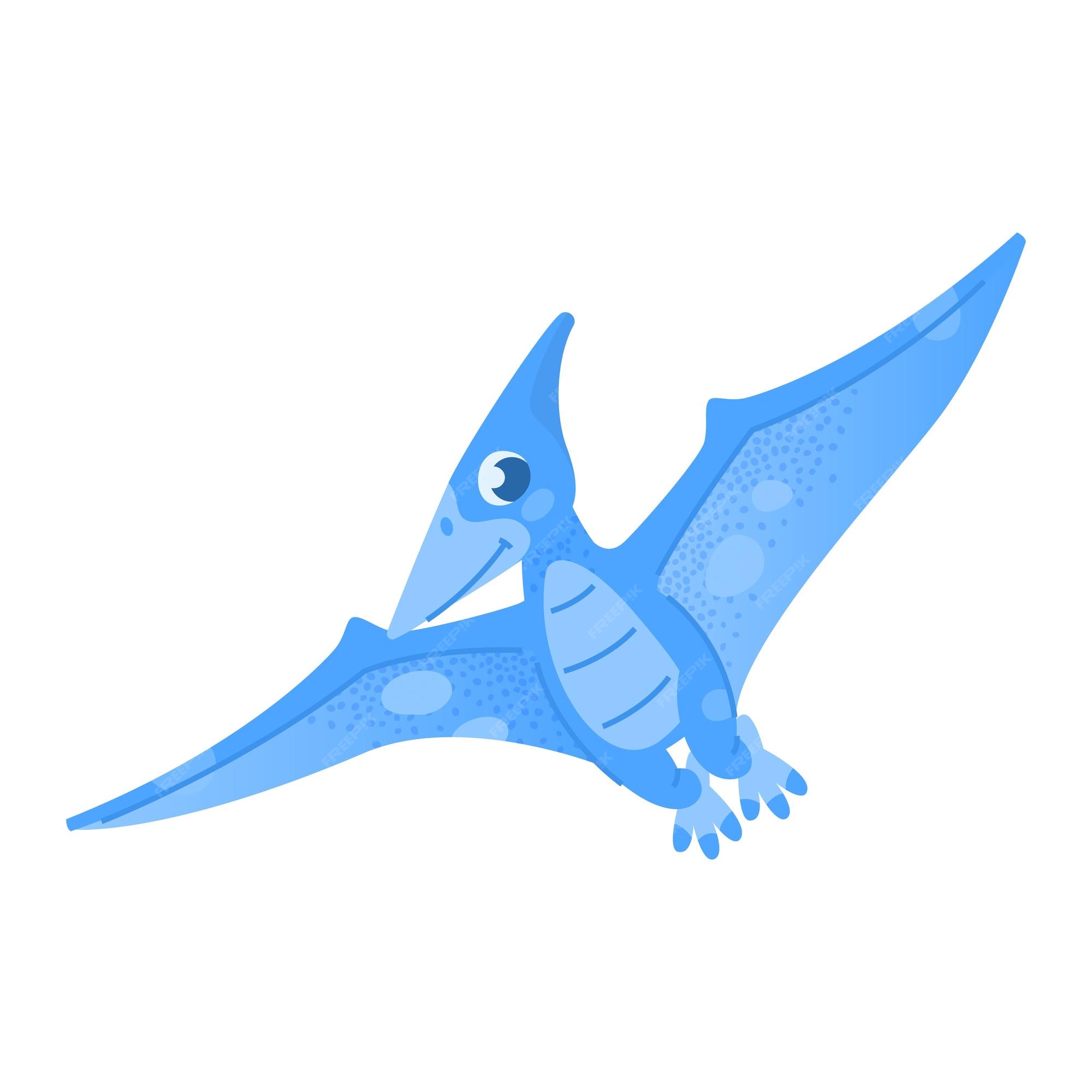 Premium PSD  Pterodactyl flying concept isolated on transparent background