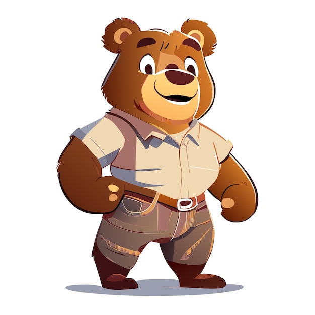 Cute cartoon bear