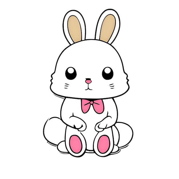 Cute Cartoon Bunny Rabbit