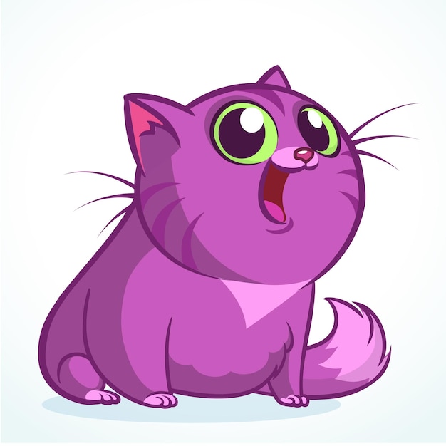 Premium Vector | Cute cartoon cat vector illustration