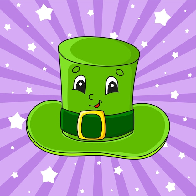 Cute cartoon character. st. patrick's day