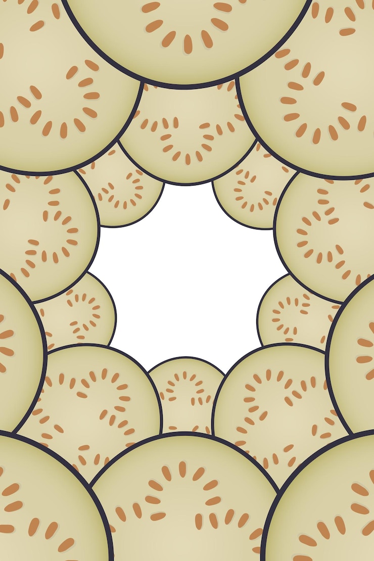 Vector cute cartoon eggplant frame vegetable aubergine border