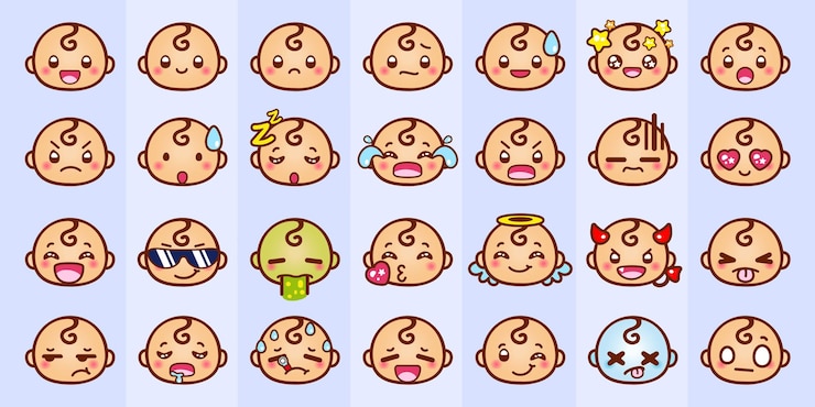 cartoon-funny-baby emojis